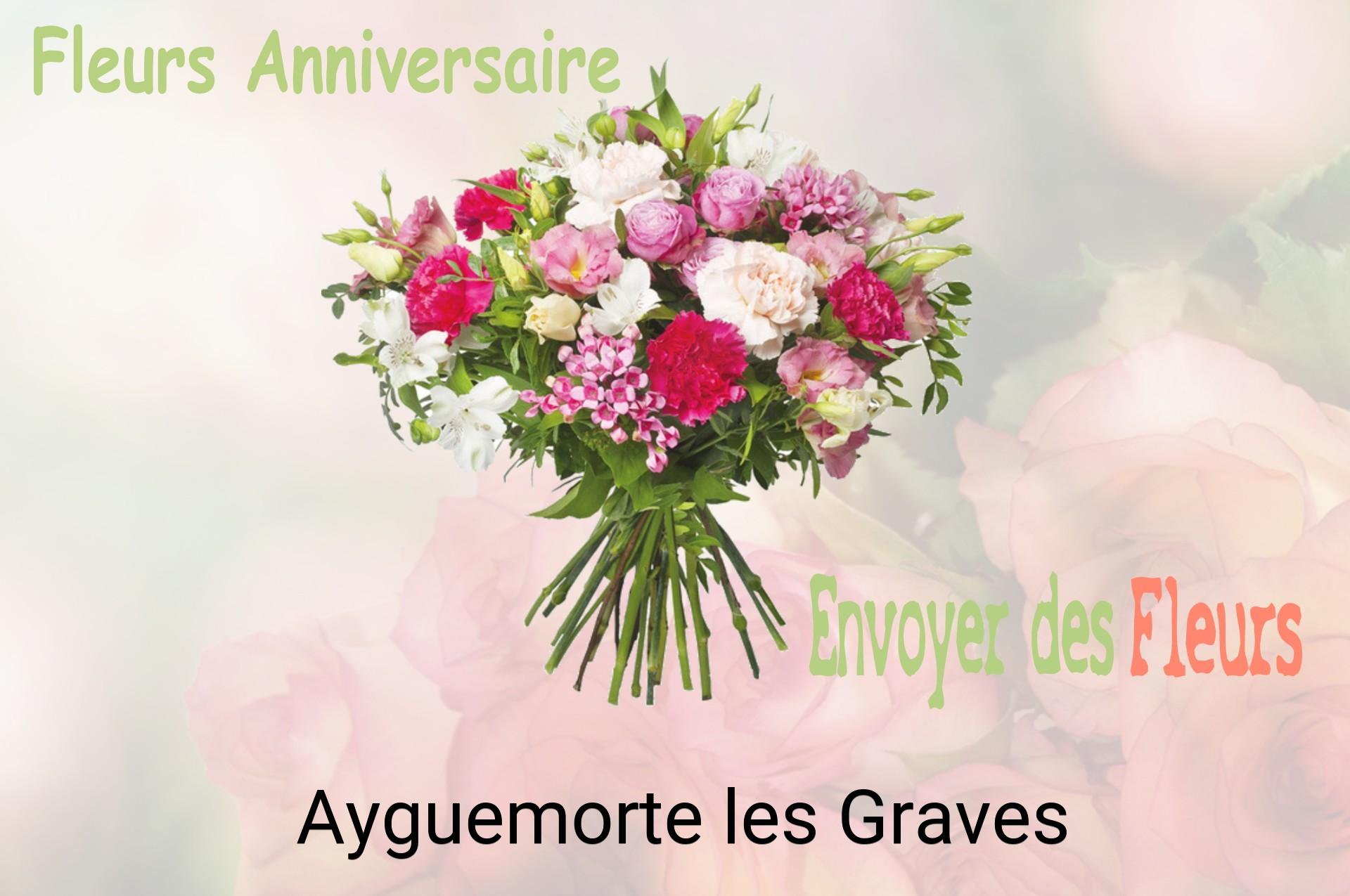 Bouquet de fleurs d’anniversaire livré à Ayguemorte-les-Graves